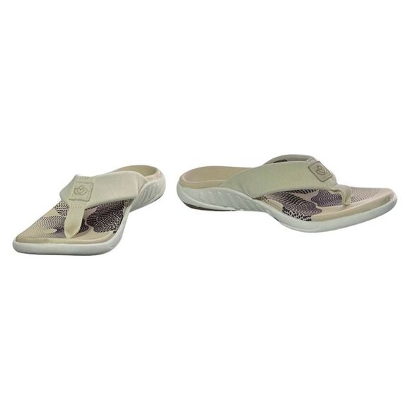 SPENCO Victoria Sandal, Sand Shell Color, Comfy Memory Foam Sole, Size 8, NWOB - Picture 2 of 9